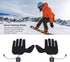 Heated Glove Liner, Electric Glove Pad, 5 Finger Glove Heater with 3 Adjustables Gears for Skiing and Cycling by QANYEGN