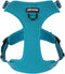 Voyager No Pull Dog Harness for Small Dogs, Adjustable Soft Pet Harness with Dual Leash Attachments, Turquoise Nylon