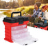 Fishing Tackle Box Kit Multifunctional Portable 4 Layer Fishing Tackle Box with Handle for Tools