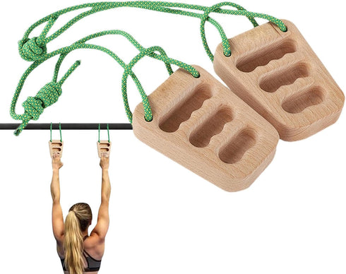BUBEFSKD Finger Strengthening Board Compacts Wood Climbing Board Portables Fingerboard For Rock Climbing Training