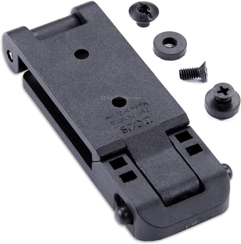 HolsterSmith Molle Compatible Locking Belt Clips with Mounting Hardware for Knife Sheath, Gun Holster, Gear