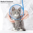 Cat Cone Collar, Recovery Elizabethan After Surgery, Clear Soft Neck E-Collar, for Kitten Puppy Dog