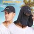icolor Foldable Fishing Hat Sun Cap - Men Women UPF50+ Sun Protection Baseball Golf Ponytail Hats