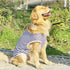 ANIAC Summer Dog Shirt for Medium Dog, Striped T-Shirt, White Basic Tank Top, Sleeveless Vest, Spring Pet Clothes