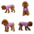 lovelonglong Basic Dog Polo Shirts, Premium Cotton Polo T-Shirts for Large Medium Small Dogs, Two-Button Collar, Violet