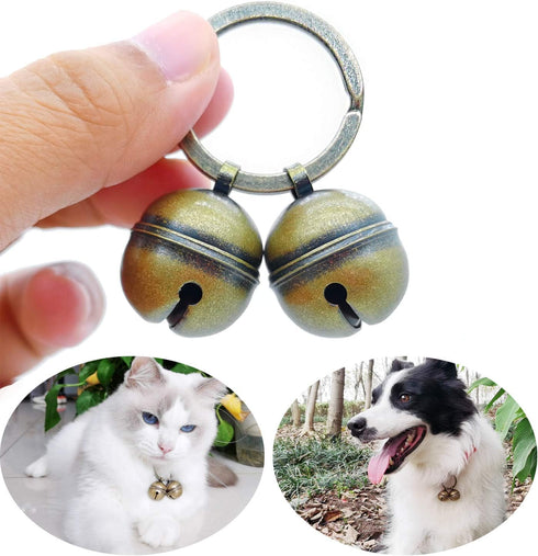 Dog Collar Bell - Loud Cat Bells for Collar, Copper Charm to Save Birds and Wildlife