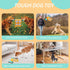 Dog Squeaky Toy - Indestructible Plush and Nylon Fabric Interactive Puzzle Toy for Dogs