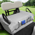 Golf Cart Seat Covers Gray Cooling Ice Silk Blanket for EZGO TXT RXV/Club Car DS Precedent, 4 Pockets for 2-Person Seats