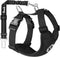 Lukovee Adjustable Dog Seat Belt, Soft Padded & Breathable Mesh Car Harness for Large, Medium & Small Dogs (Black,