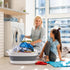 Coloch Collapsible Pet Bathtub with Water Drain Plug, Plastic Dog Bath Tub with Handle Portable Puppy Bathing Tub Space