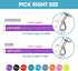 BAAPET 5 Feet Nylon Dog Leash, Triple Reflective Threads with Padded Handle for Walking Medium and Large Dogs (Purple)