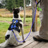 Joytale 6/5/4 FT Reflective Dog Leash, Strong Nylon Braided for Large Medium Dogs with Poop Bags and Dispenser