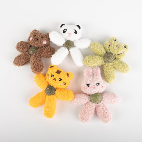 Gavpepy Plush Catnip Toys for Indoor Cats, Interactive Kitten Chew Toys for Teething & Dental Care, Durable Nylon