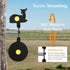 4 Reset, 3mm Pcs BB Gun Targets, Steel Spinning Shooting Targets, Animal Silhouette, Auto Pellet Airsoft Shooting
