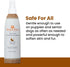 Dog Coat Conditioning Spray - Pet-Friendly Detangler with Natural Essential Oils - Coconut Papaya 4.5 oz