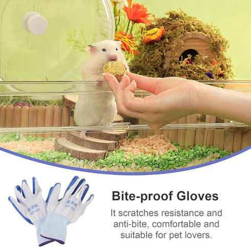 DOITOOL Anti Bite Gloves for Dogs, Medium, Rubber, Polyvinyl Chloride