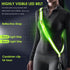 LED Belt Reflective Sash for Walking at Night, High Visibility Adjustable Night Running Safety Gear Rechargeable LED Light Up Running Belt Reflective Gear for Runners Walkers Men Women