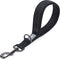VIVAGLORY Short Dog Leash, 12INCH Traffic Leash for Medium & Large Dogs, Short Training Leash, Black