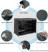 Small Dog Cage Cover 24 Inch - Puppy Crate Covers for Wire Cage with 1 2 3 Doors, Indoor Waterproof Black 600D Oxford