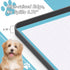 TIMOHCR 27" 27" 6 Pee Pad Tray Holder for Dog,Silicone Dog Puppy Pad Holder, x No Spill Raised Lip High Edge,Portable
