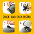 Leopard Helmet Accessories with Sticky Hook & Loop Fastener, Helmet CAT Ears/Covers for Kids and Adults