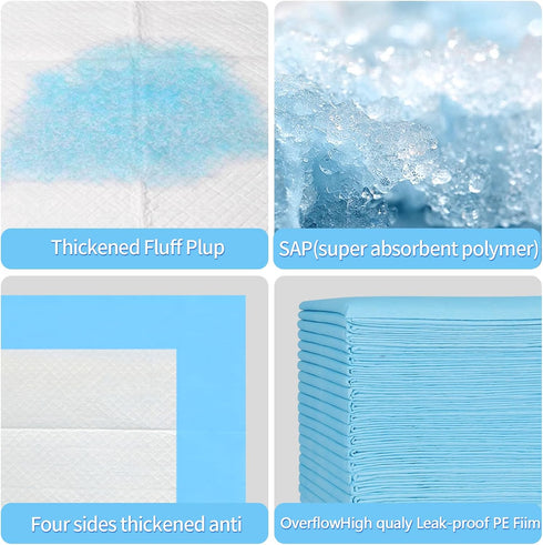 Disposable Dog Pee Pads, Extra Large 31" x 47" (80x120cm), 40 Count, Leak Proof Super Absorbent Training Pads for Dogs
