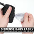 Vin Beauty Dog Poop Bag Holder for Leash, Durable Fabric Poop Bag Dispenser with Zipper, Soft Pet Waste Bags Pouch