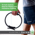 Gaiam Pilates Ring 15" Fitness Circle with Foam Padded Handles for Toning Arms, Thighs & Core, Black