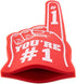 Giant 18 Inch Foam Finger - You're Number 1 Hand for Cheerleading, Sports Events, Vibrant Celebration Colors