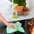Pack Set 5 Full Circle Renew, Essential Cleaning Cloths, Ultra-Durable Recycled Microfiber, Variety for Cleaning Glass