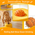 SUJEB 3/4 Interactive Slow Feeder Dog Lick Bowls for Liquid Treat Entertained Ball-in Bone Broth Dog Lick Bowl, Cup