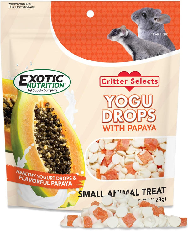 Yogu Drops With Papaya (4.5 oz.) - Healthy Natural Fruit & Yogurt