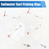 Surf Saltwater Fishing Tackle Kit, 36PCS Surf Fishing Leader Rigs with Pyramid Sinkers, Fishing Wire Leader, Circle