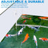 2 Pcs Aquarium Floating Plant Corral, Fence for Aquarium Accessories, Auto-Adjusts Height with Water Level