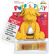 Yeti Puff and Play Dog Toy - Interactive Nuggets Treats Dispenser Puzzle for Light to Moderate Chewers