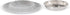 Messy Cats Single Silicone Feeder with Stainless Saucer Shaped Bowl | Anti-Slip Non-Skid Cat Food Bowl | One Cat Bowl in Feeding/Water Station | 1.75 Cups (Marble)