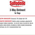 Sulfodene Dog Wound Care 3-Way Ointment, 2 Ounce, Relieves Pain & Prevents Infection