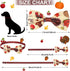 Eccliy 120 Pcs Thanksgiving Dog Bows Ties Collars, Adjustable Pumpkin Turkey Maple Leaves Pattern for Dogs Cats