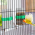 Hypeety Bird Water Feeder Dispenser, Automatic Parrot Water Feeder Cup 200ml / 7.05 oz Clear Bird Cage Feeder