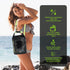 IP68 Waterproof Dry Bag, 2L - Roll Top Waterproof Pool Bag with Phone Pouch, Boating & Kayak Accessories (Black)