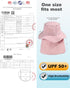 Waterproof Sun Hat for Women, Men's Packable Rain Hat, UPF50+ Bucket Safari Fishing Hat