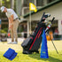 Funny Golf Towel, Best Dad by Par, Embroidered Golf Gifts for Men, Blue Golf Accessories
