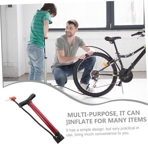 Portable Air Pump Bicycle Pump, Battery Car Yellow Plastic Needle