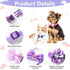 22 Pack Dog Bow Tie Flower Collar, Adjustable Bowtie Dog Collar with Dot Print for Medium Small Dog Cat Puppy (Cute)