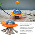 Aquarium Decoration, Suspended UFO Fish Tank Decoration Air Action Ornament for Fish Tank Landscape