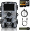 LANTOOCAM Trail Camera, 60MP Hunting Camera with WiFi, 32GB TF Card, Night Vision,
