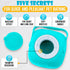 Dog Bath Brush With Soap Dispenser, Silicone Scrubber for Bath Dogs, Exfoliating Shampoo Massage Brush