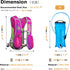 YAPJEB 5L Hydration Running Vest, 5.5L Water Backpack for Trail Marathon Running Race Cycling Hiking Outdoors.