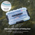 THKFISH Fishing Tackle Box 3700S, Floating Lure Box Storage Organizer with Adjustable Dividers, 2PC