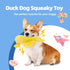 Mihachi Plush Squeaky Dog Duck Toys - Interactive Stuffed Pet Toy for Medium and Large Dogs